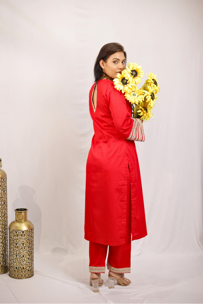 Sindoori Shringar Dupatta set